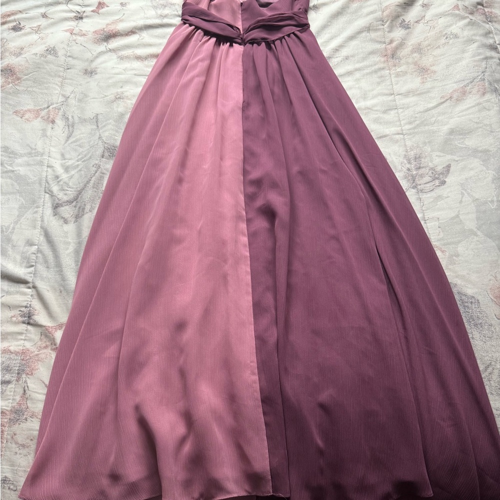 Jill Stuart Purple and Pink Halter Maxi Gown - Picture 10 of 10